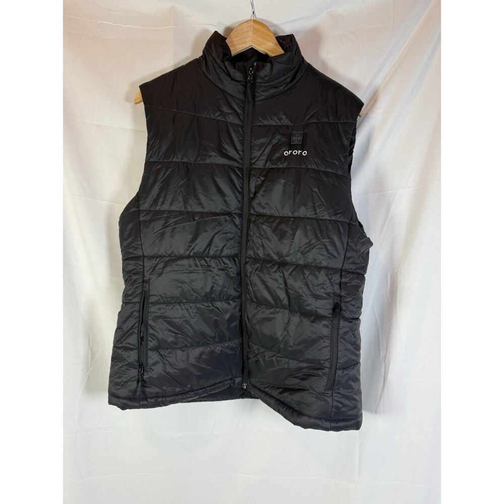 Ororo Heated Apparel Challenge The Climate Vest Size Large Unisex Color Black